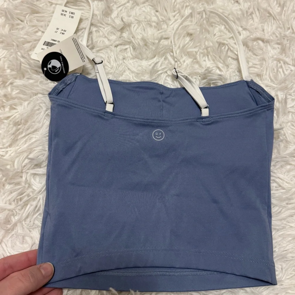 Gilly Hicks Blue and White Tank Top